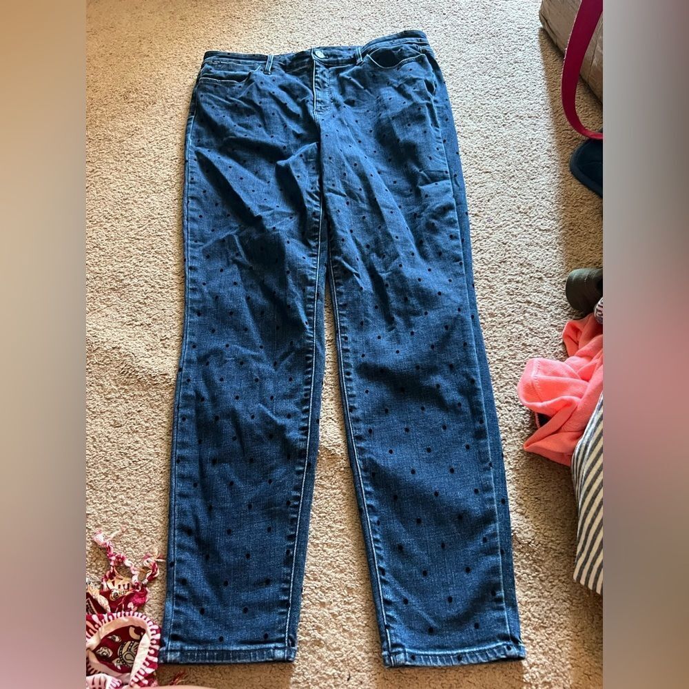 Talbots high rise jegging jeans 14